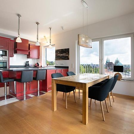 At The Top - Penthouse Ueber Den Daechern Der Stadt Erfurt Ngoại thất bức ảnh