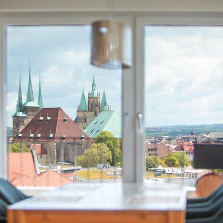 At The Top - Penthouse Ueber Den Daechern Der Stadt Erfurt Ngoại thất bức ảnh